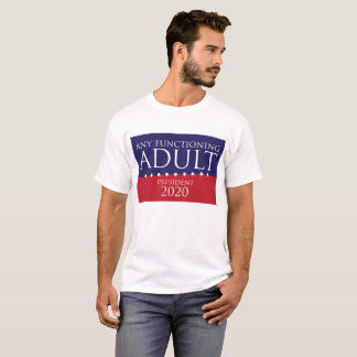 Any Functioning Adult for President T-Shirt