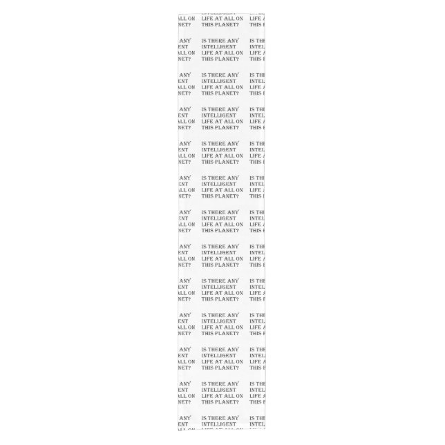 Any Intelligent Life-table runner (Front)