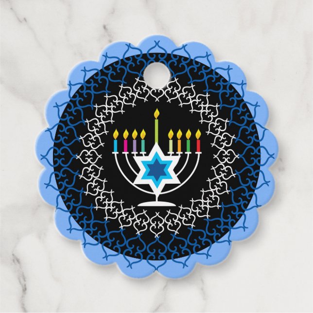 Any Jewish occasion Favour Tags (Front)
