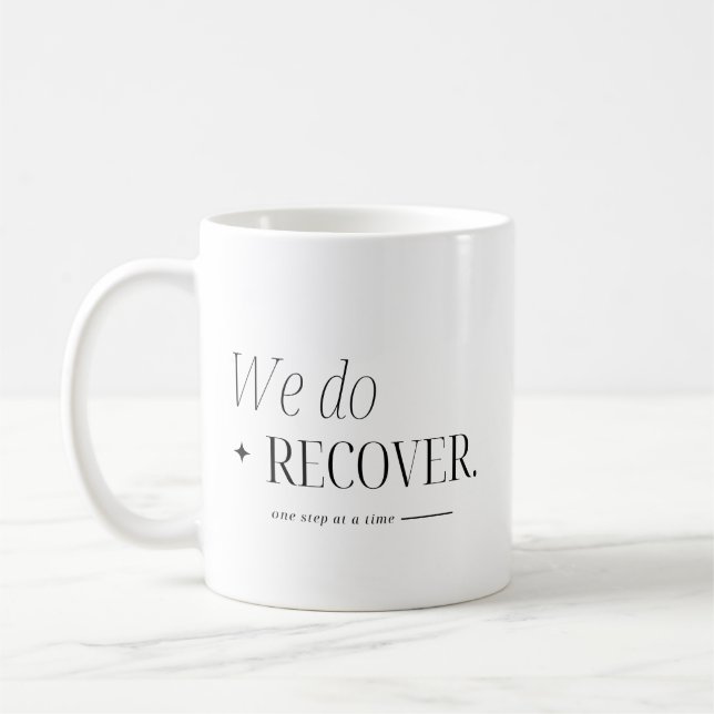 Any Logo Addiction Recovery Counsellor Business Coffee Mug (Left)