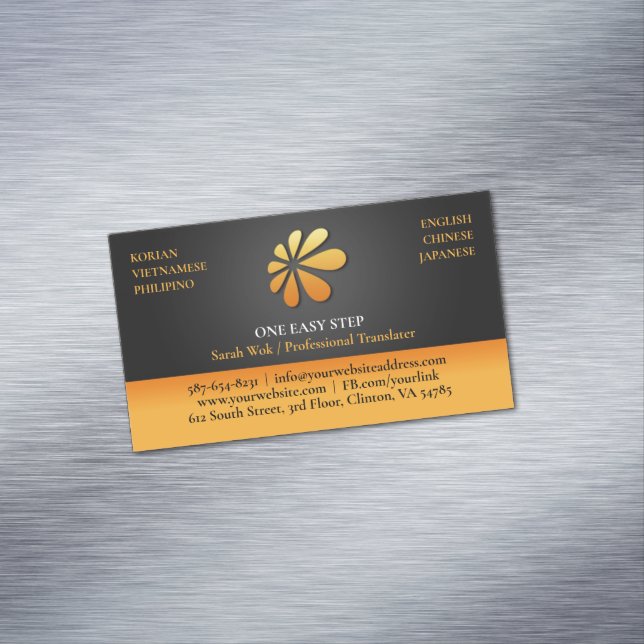 Any Logo Magnetic Business Card (In Situ)