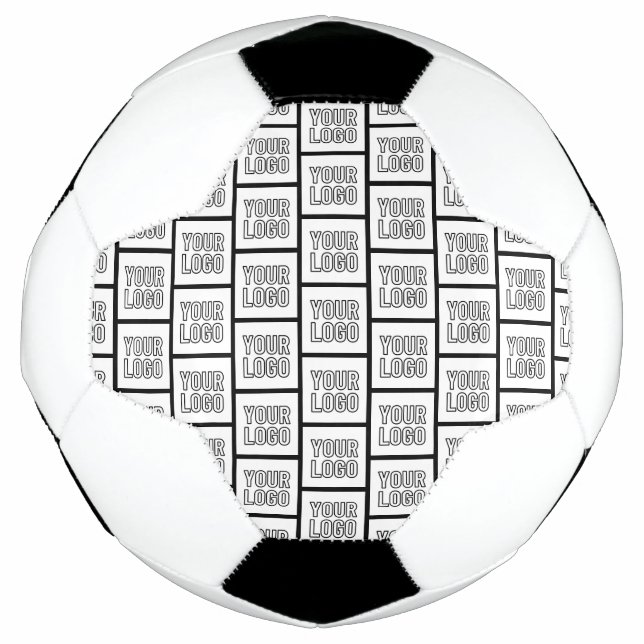 Any Logo or Image Repeating Pattern Football (Front)