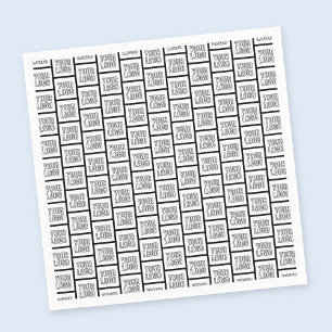 Any Logo or Image Repeating Pattern Napkin