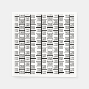 Any Logo or Image Repeating Pattern Napkin
