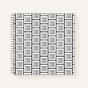 Any Logo or Image Repeating Pattern Notebook