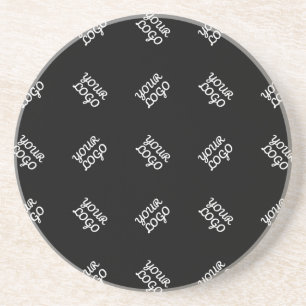Any Logo or Uploaded Image Scattered Pattern Coaster
