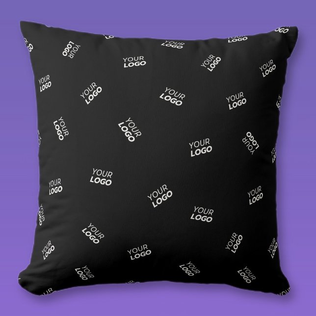 Any Logo or Uploaded Image | Scattered Pattern  Cushion (Creator Uploaded)