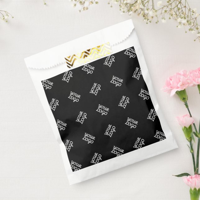 Any Logo or Uploaded Image | Scattered Pattern  Favour Bags (Sealed)