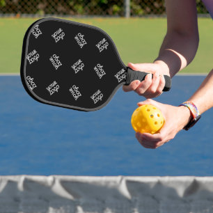 Any Logo or Uploaded Image Scattered Pattern Pickleball Paddle