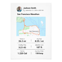 Any Marathon Route Run Photo Print