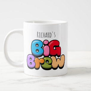 Any Name Big Brew Giant Coffee Mug