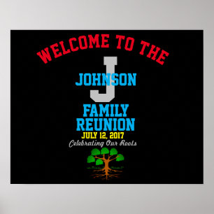 Any Name Family Reunion with Any Date - Poster