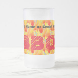 Any Name or Event BBQ - Frosted Glass Beer Mug