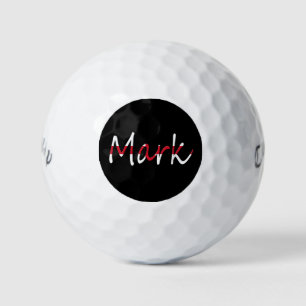 Any Name overlaid on English Flag cwb gbt Golf Balls
