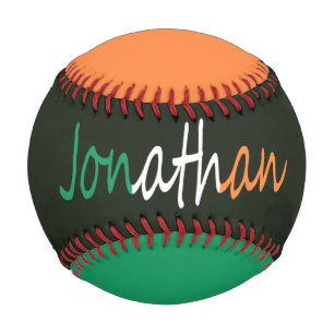 Any Name Overlaid On Irish Flag bbcn Baseball
