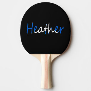 Any Name overlaid on Scottish flag ppcn Ping Pong Paddle