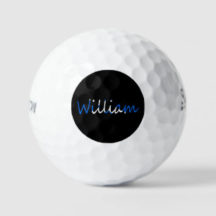 Any Name overlaid on Scottish Flag ssf gbt Golf Balls