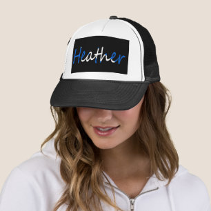 Any Name overlaid on Scottish Flag thcn Trucker Hat