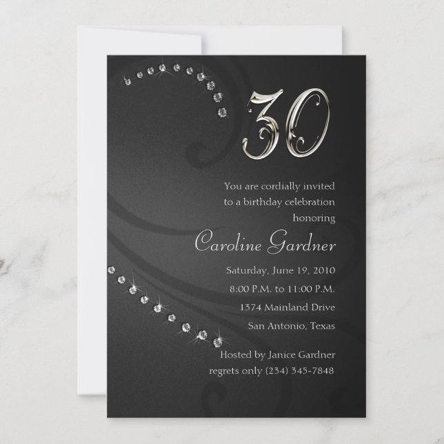 Any Number Birthday Invitation (Front)
