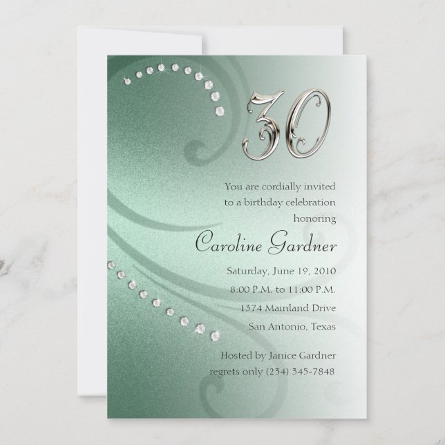 Any Number Birthday Invitation (Front)