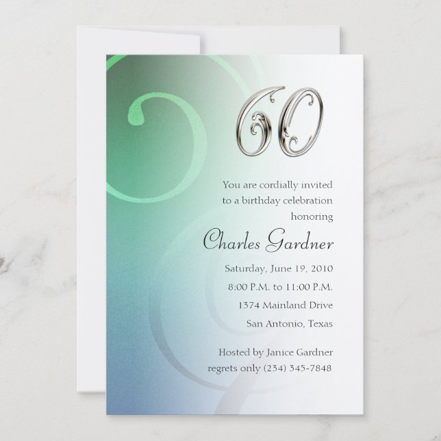 Any Number Birthday Invitation (Front)