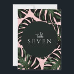 ANY NUMBER Tropical Palm Leaves Wedding Table Card<br><div class="desc">This Tropical Palm Leaves Wedding Table Number Card will add a touch of chic to your Wedding party decor! Add any table number! Matching items from the same collection are also available in my store WOWweds.</div>