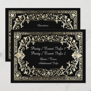 Any Occasion Gold Frame Invitation