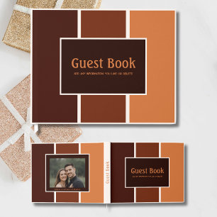Any Occasion Guest Book Fall Terracotta Autumn 