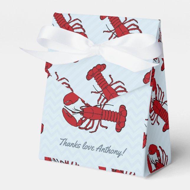 Any occasion Lobster Boil thank you guest Favour Box (Front Side)