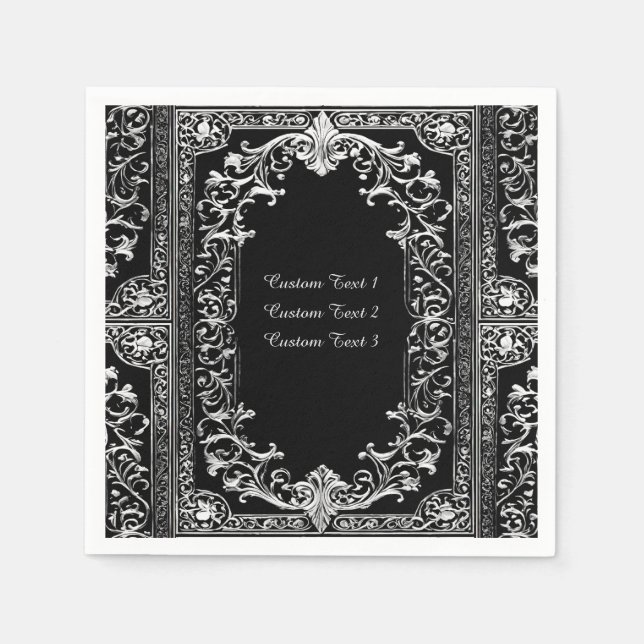 Any Occasion Silver Frame Napkin (Front)