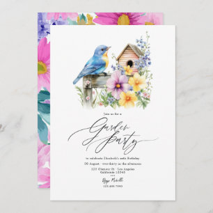 Any Occasion Spring Floral Garden Party Invitation