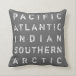 Any Ocean Beach Style Cushion<br><div class="desc">Pacific,  Atlantic,  Indian,  Southern,  Arctic,  for the true beach comber or world traveller,  any ocean will do.</div>