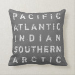 Any Ocean Beach Style Cushion<br><div class="desc">Pacific, Atlantic, Indian, Southern, Arctic, for the true beach comber or world traveller, any ocean will do.</div>