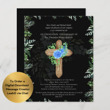 ANY Ordination Anniversary Invitation Greenery