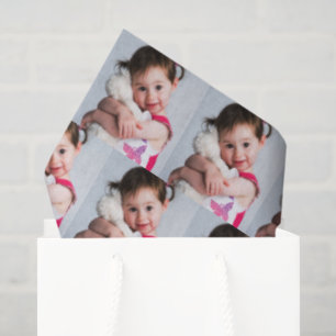 Any Photo: Child, Spouse Mom Dad Sweetheart Bestie Tissue Paper