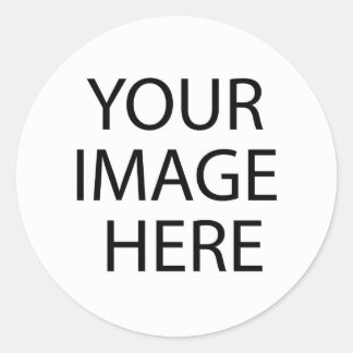 Any photo here classic round sticker