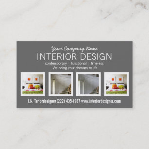 Any Profession Any Colour Four Photo Business Card