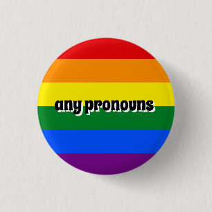 "Any Pronouns" Badge