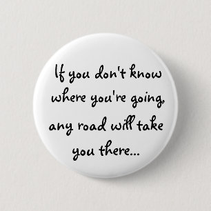 Any Road-button 6 Cm Round Badge