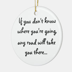 Any Road-ornament Ceramic Tree Decoration