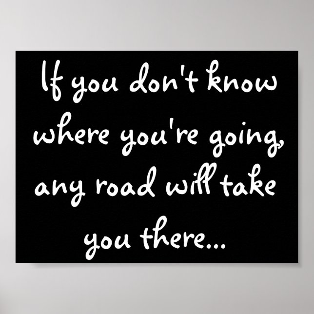 Any Road Poster (Front)