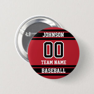 Any Sport - Dark Red - Create Your Own Button
