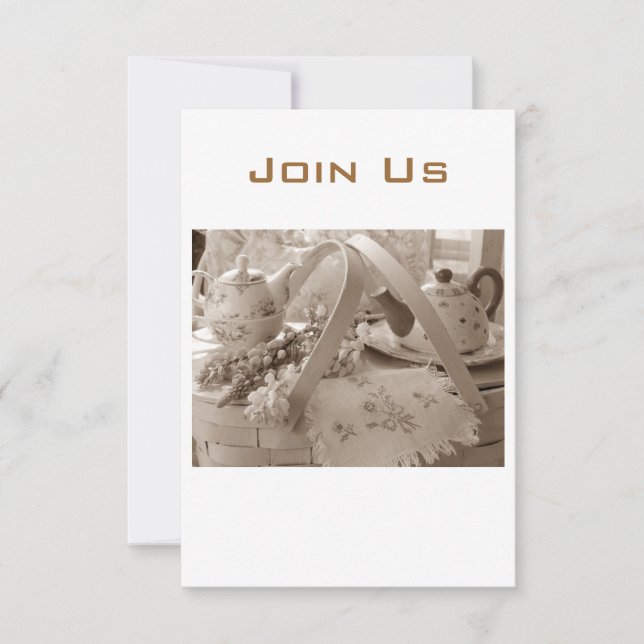 ANY SPRING OR SUMMER GET TOGETHER INVITATION (Front)