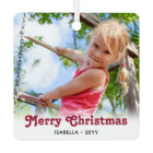 Any Text 2 Photo Red Retro Typography Simple