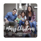 Any Text 2 Photo Trendy Brushed White Script