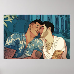 Any time is cuddle time in Miami Poster