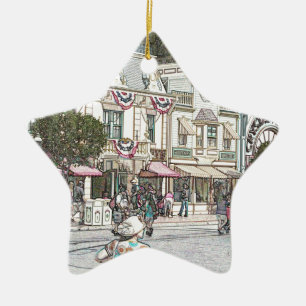 Any Town, USA Ceramic Tree Decoration