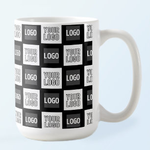 Any Two Logos or Images Repeating Pattern Coffee Mug