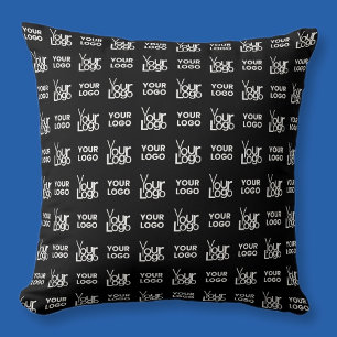 Any Two Logos or Images Repeating Pattern Cushion