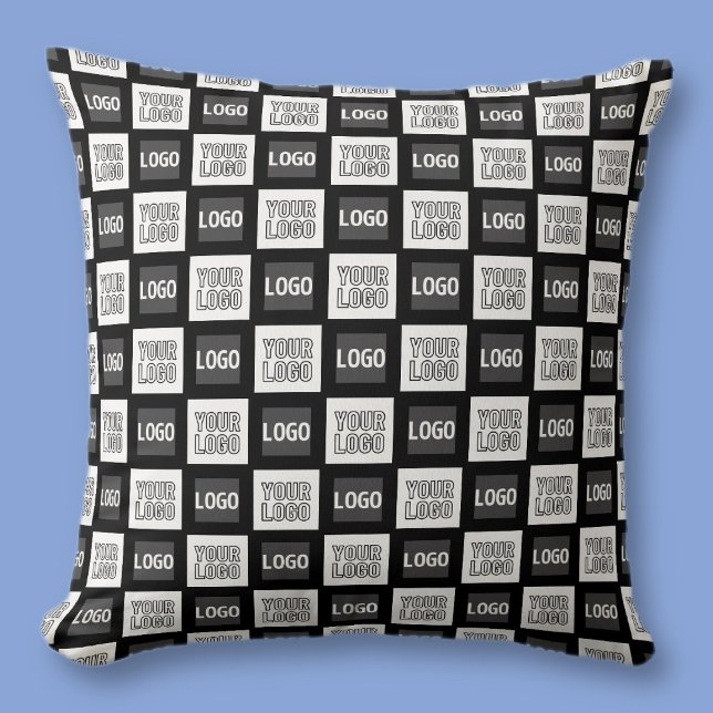 Any Two Logos or Images Repeating Pattern Cushion (Creator Uploaded)